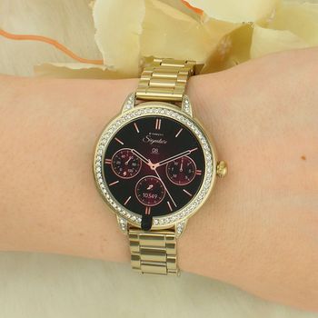 Garett Signature Stella Złoty Solid – smartwatch damski AMOLED, rozmowy Bluetooth, złota bransoleta gold.jpg